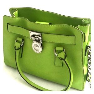Michael Kors Lime Green Saffiano